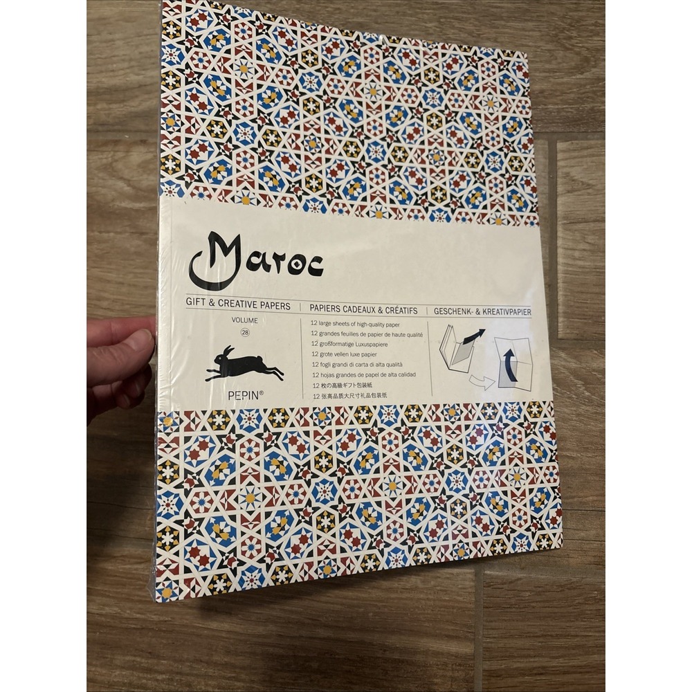 Pepin Maroc Gift & Creative Papers Vol 28 - 13 Large Sheets 19.5" x 27.5"